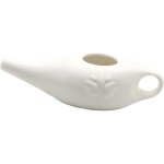 250ml c�ramique neti pot pot de nettoyage de nez pot � bec anti - fuite pour rin�age nasal nez lavage ...