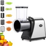 250w coupe - l�gumes �lectrique?coupe - l�gumes 5 - en - 1 avec grande ouverture, r�pe multifonction ...