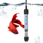 25w 50w 100w chauffage d'aquarium, chauffage en verre submersible pour r�servoir de poissons et tortues ...