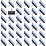 (25x25mm) lot de 50 meubles patins coulissants en t�flon planeurs de meubles avec clous patins de chaise ...