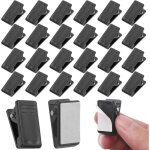 26 pi�ces pinces � ressort autocollantes pour tapisserie, murale clips auto - adh�sifs pour photo, bureau, ...