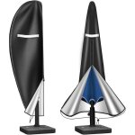 280 x 30 x 80x45cm couverture de parasol avec tige t�lescopique, tissu oxford 420d couverture de parapluie ...