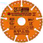 286. 115. 61 disque  trononner multimatriaux diamtre grain d=115 b=22, 23 + 15, 88 + 9, 5