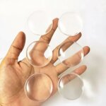 28x amortisseur de bute silicone transparent rond diamtre 10mm autocollant  coller meuble porte placard ...