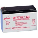 2gt roues et roulettes - batterie agm vrla plomb etanche 12v - 7 ah genesis