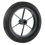 2gt roues et roulettes - roue brouette caoutchouc plein diamtre 400 x 80 alsage 25 longueur de moyeu ...