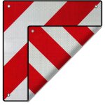 R�flecteur de signalisation 2 en 1 ? 50 x 50 cm ? panneau avertissement danger pour italie et espagne ...