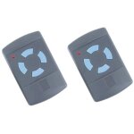 2pack t�l�commande de garage sdre hsm4 868 mhz avec 4 boutons couleur bleue remplacer les �metteurs hormann ...