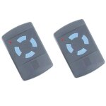 2pack t�l�commande de garage sdre hsm4 868 mhz avec 4 boutons couleur bleue remplacer les �metteurs hormann ...