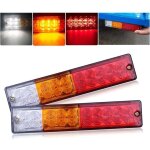 2pcs 12v feux de remorque led, universel led feux arri�re 20led feux de recul freinage clignotant eclairage ...