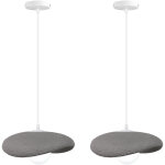 2pcs 30cm suspension lustre moderne lustre personnalis� cr�atif d'int�rieur plafonnier r�tro e27 gris ...