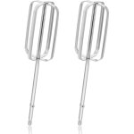 2pcs accessoires pour batteurs � main, acier inoxydable hand mixer attachments pi�ces de m�langeur �lectrique ...