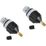 2pcs adaptateurs valve sup pour pompe et compresseur, accessoires gonflage paddle board, kit universel ...