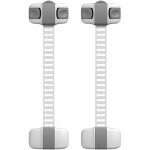 2pcs bloque fenetre enfant b�b� entreb�illeur fen�tre serrures de s�curit� b�b� gris