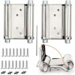 2pcs charni�res de porte de saloon gond porte battante charni�re � ressort apacit� de charge jusqu'� ...