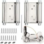 2pcs charni�res de porte de saloon gond porte battante charni�re � ressort apacit� de charge jusqu'� ...