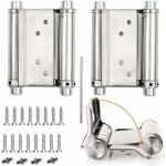 2pcs charni�res de porte de saloon - gond porte battante - charni�re � ressort - capacit� de charge jusqu'� ...