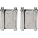Alovez - 2pcs charnires  ressort double action en acier inox charnires de porte de saloon gond porte ...