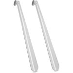 2pcs chausse - pieds en acier inoxydable, chausse pied metal avec crochet trou pour toutes tailles de ...