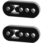2pcs cintre support d'�chappement de voiture 4 trous, silent bloc echappement en caoutchouc pour la plupart ...