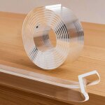 2pcs coin de table bebe transparent, 1m pr� - adh�sif extra fort nano tape, protection bebe de table ...