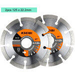 2pcs disque diamant 125 mm disque pour le tron�onnage de c�ramique pierre b�ton arm� pav�s clinker granit ...