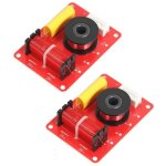 2pcs filtres de croisement audio du systme de haut - parleurs 2 voies 130w distributeur de frquence ...