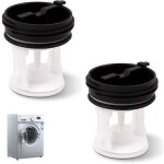 2pcs filtre � peluches de rechange pour machine � laver multimarques, remplacement pour filtre � peluches ...