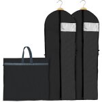 2pcs housses de v�tements pliable 180 60cm, housse de protection respirante anti poussi�re pour longue ...