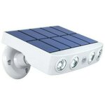 2pcs lampe solaire extrieur tanche orientable avec dtecteur de mouvement - panneau a recharge rapide ...