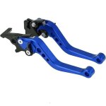 2pcs leviers d'embrayage, embrayage de frein ma�tre - cylindre leviers de freins moto universels en alliage ...