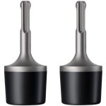 2pcs marteau vibrant en caoutchouc avec sds plus, marteau vibrateur de radiateur, perforateur  tige ...