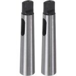 2pcs morse c�ne adaptateur mt2 - mt1 90 mm pr�cision 0, 02 mm �lev� - carbone acier perceuse manchon ...