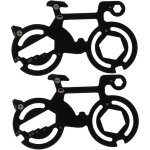 2pcs outil carte cl� de poche minibike edc porte - cl�s camping porte - cl�s multifonction carte � outils ...