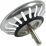 2pcs panier pour bonde d'�vier de cuisine 80 mm - cr�pine universelle acier inoxydable, bouchon panier ...