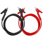 2pcs pince crocodile pour multim�tre et sonde test, c�ble de mesure empilable 4mm cordon m�tallique long ...