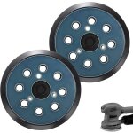 2pcs plateau ponceuse pour makita 125mm, plateau de pon�age 8 trous pour makita bo 5010, 5030, 5031, ...