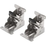 2pcs pliant fermeture � glissi�re support de support pliable, charni�res autobloquantes charni�re pour ...