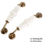 2pcs poign�es de porte, poign�es de meubles vintage poign�e en c�ramique minimalisme ensemble de r�novation ...