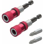 2pcs porte - embouts magn�tique avec but�e de profondeur 1 / 4 pouce mandrin de tournevis cloison s�che ...
