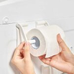 2pcs porte - papier m�nager rangement cuisine serviette de toilette �tag�re distributeur salle de bain ...