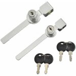 2pcs premium qualit reptile vivarium terrarium vitrine vitrine coulissante en verre serrure de porte ...