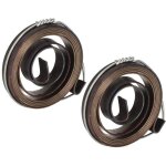2pcs ressort de rappel perceuse  colonne aliment penne bobine assemblage 35x6x0. 7mm