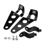 2pcs supports de montage de phare de moto fourche racer 28mm - 34mm fit pour honda kawasaki (noir) 2pcs supports de montage de phare de moto fourche racer 28mm - 34mm fit pour honda kawasaki (noir)