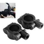 2pcs support de rtroviseur de guidon de moto, colliers de fixation des miroirs ?22mm