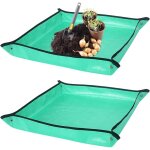 Anmi 2pcs tapis de jardinage imperm�able tapis de plantation de fleurs pliable 66 x 66 cm outils de rempotage ...