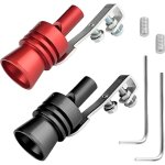 2pcs turbo whistle, sifflet pot echappement voiture, bruit voiture sport, sifflet echappement, sifflet ...