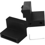 2pi�ces but�e de porte aluminium pour rails coulissants accessoires de remplacement pour portes de grange ...