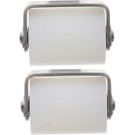 2pi�ces roues de guidage pour portes coulissantes roulettes avec support pour rails accessoire et pratique ...