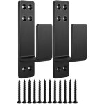 2pi�ces support de s�curit� pour porte support de barre u pour fixation de barricade accessoire de quincailler ...